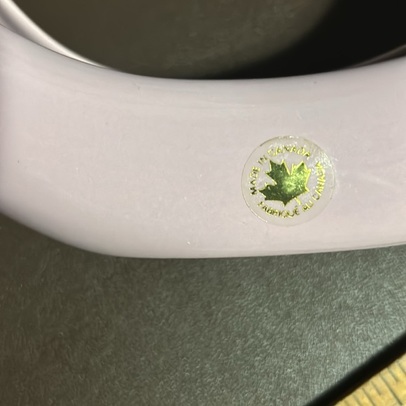 Rare Retro vintage 80’s post modern ring vase lilac purple ceramic 🌵 - Picture 3 of 10